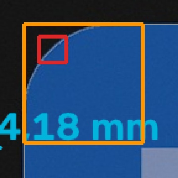 Rückseite oben links